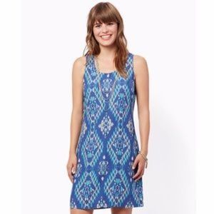 blue n white dress